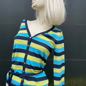 Vintage striped cardigan sweater
